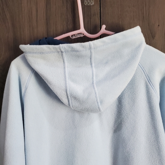 Vintage Disney Grumpy Fleece Zippered Hoodie 🌬 Baby Blue 👶 L👀K - Picture 8 of 11